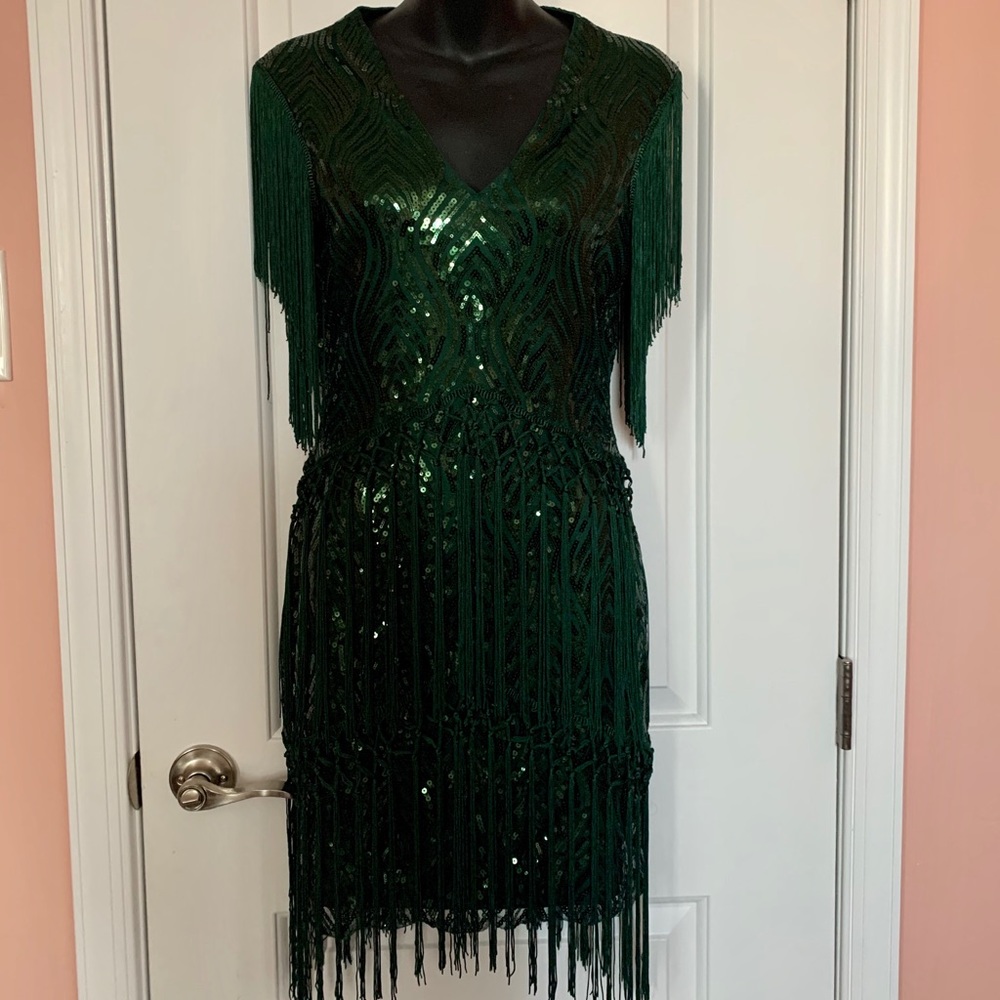 1920s style party dress Flapper inspired.